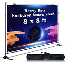 Adjustable Banner Stand(8x8)